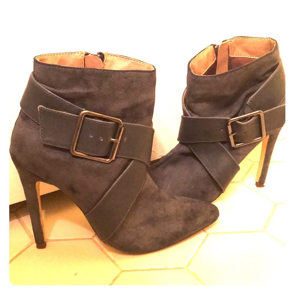 Blue Heeled Booties!